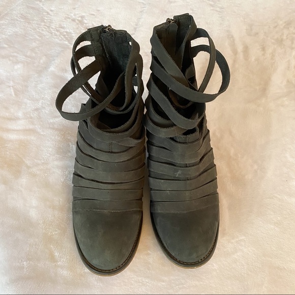 Free People Hybrid Heel Boot - Charcoal - Picture 5 of 12